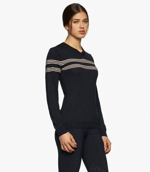 Cavalleria Toscana Merino V-Neck Sweater 6 Cavalleria Toscana Merino V-Neck Sweater - Image 4