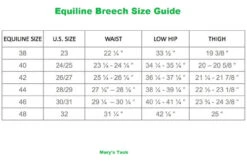 EQODE Davina Q Breeches Full Grip 9 EQODE Davina Q Breeches Full Grip -Cavalleria Toscana Store Womens breech size chart 40937.1668706204
