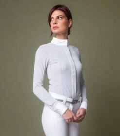 Horseware Ireland Horseware AA Clean Cool Competition Shirt -Cavalleria Toscana Store aa clean cool comp shirt white rider cmpjlm w000 horseware 17649.1649201192