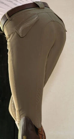FITS Abbey Knee Patch Tread Breeches -Cavalleria Toscana Store abbey knee patch tread breech olive fits 57586.1659368755