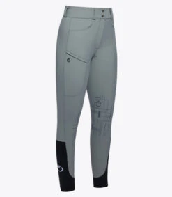 Cavalleria Toscana CT Academy Breeches Knee Grip 13 Cavalleria Toscana CT Academy Breeches Knee Grip -Cavalleria Toscana Store academy grip breech grey front PAD196 JE186 8980 CT 15993.1688603253