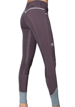 GhoDho Adena T600 Breeches Full Grip -Cavalleria Toscana Store adena t 600 full seat eggplant side ADENA T 600 ghodho 05911.1682388825