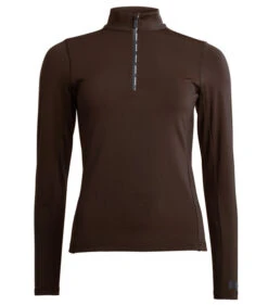 Kingsland Airene 1/2 Zip Training Shirt -Cavalleria Toscana Store airene half zip shirt chocolate front 2280206517 6567 kingsland 95155.1664665497