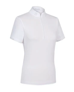 Samshield Aloise Competition Shirt Short Sleeve -Cavalleria Toscana Store aloise show shirt SS white front ALOISE samshield 19062.1654295643