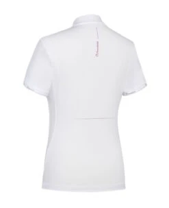 Samshield Aloise Competition Shirt Short Sleeve -Cavalleria Toscana Store aloise show shirt SS white rose gold back ALOISE samshield 33576.1654295652