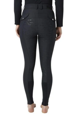 Horze Andrea High Waist Full Seat Breeches -Cavalleria Toscana Store andrea high waist fs dark dark navy back 36680 VDB horze 34754.1652822525