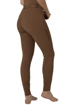 Horze Anna Full Seat Summer Breeches -Cavalleria Toscana Store anna fs summer breech bison side 36682 BDBR horze 61175.1652822926