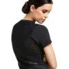 Ariat Ascent Crew Short Sleeve Baselayer -Cavalleria Toscana Store ascent crew SS baselayer black back detail 10039200 ariat 95530.1645830729