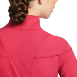 Ariat Auburn Quarter Zip Baselayer -Cavalleria Toscana Store auburn 1 4 zip baselayer red bud back yoke 10039495 ariat 12573.1662078821