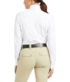 Ariat Auburn Show Shirt -Cavalleria Toscana Store auburn show shirt white back 10034895 ariat 79837.1615750784