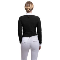 Samshield Camille Show Shirt Long Sleeve -Cavalleria Toscana Store camille show ls black back CAMILLE samsheild 53292.1638828723