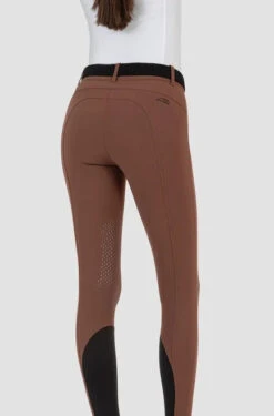 Equiline Cire High Waist Knee Grip Breeches 9 Equiline Cire High Waist Knee Grip Breeches -Cavalleria Toscana Store cire hw knee grip chocolate back N08951 equiline 69882.1635625003