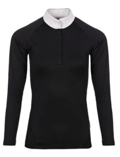 Horseware Ireland Horseware Sara Competition Shirt Long Sleeve -Cavalleria Toscana Store cjbahs horseware sara comp shirt ls black front 33841 21011.1640813524