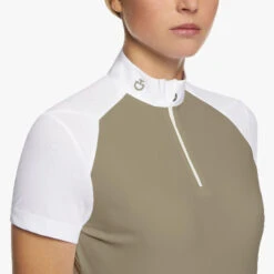 Cavalleria Toscana Mitered Competition Polo Short Sleeve