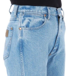 Wrangler Women's Cowboy Cut Jeans -Cavalleria Toscana Store core jeans antique wash side detail 1014MWZAT wrangler 47302.1665524265