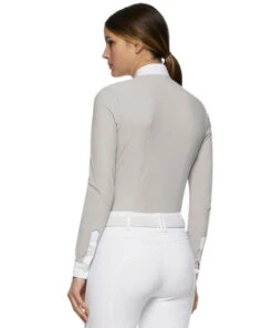 Cavalleria Toscana Crochet Bib Long Sleeve Shirt