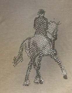 Chestnut Bay Crystal Dressage Top