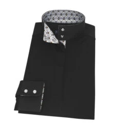 Essex Classics Black Dusk Performance Shirt -Cavalleria Toscana Store dusk black LS queen bee EJL2BK essex 79251.1653504624