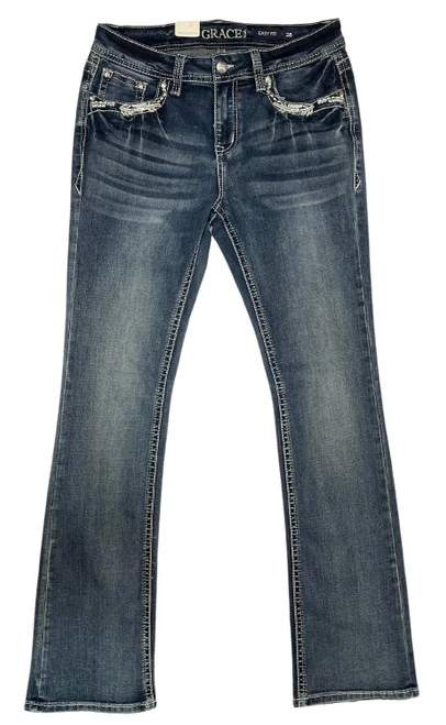 Grace In LA Easy Fit Classic Western Jean 4 Grace In LA Easy Fit Classic Western Jean - Image 2