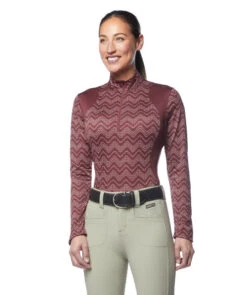 Kerrits Easy Stride Ice Fil Shirt Long Sleeve -Cavalleria Toscana Store easy stride ice fil print ls mahogany front rider 40679 kerrits 29713.1663717624