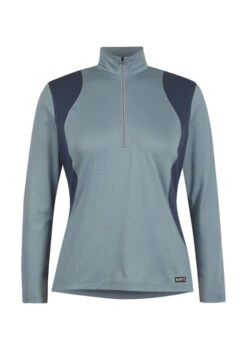 Kerrits Easy Stride Ice Fil Shirt Long Sleeve -Cavalleria Toscana Store easy stride ice fil solid ls seag.adm front 40678 kerrits 83173.1663717196