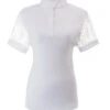 Ovation Elegance Lace Short Sleeve Show Shirt -Cavalleria Toscana Store elegance lace ss white 471198 ovation 77471.1626029097