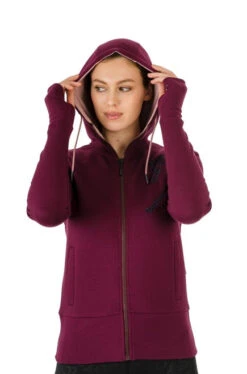 Horseware Ireland Horseware Flamboro Hoody -Cavalleria Toscana Store flamboro hoodie beetroot front CJNHPH PBE0 horsewear 11887.1658772410