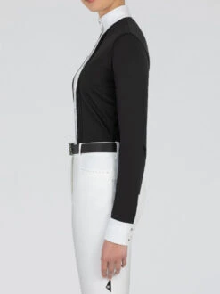 Equiline Gerda G Show Shirt -Cavalleria Toscana Store gerda g show shirt black side P07660 equiline 44417.1635813135