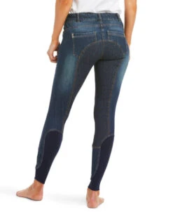 Ariat Halo Denim Full Seat Breeches -Cavalleria Toscana Store halo denim FS marine back 10035312 ariat 45031.1620515740