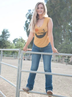 Cavalleria Toscana Store 44 SaltWater Riders Hang Ten Sleeveless Top