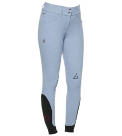Cavalleria Toscana Team Red Stripe High Waist Breeches -Cavalleria Toscana Store high waist red stripe light blue PAD162 JE010 7C00 CT 73315.1640812780