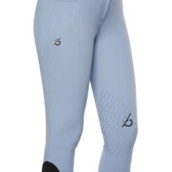 Cavalleria Toscana Team Red Stripe High Waist Breeches -Cavalleria Toscana Store high waist red stripe light blue knee PAD162 JE010 7C00 CT 36013.1640812810