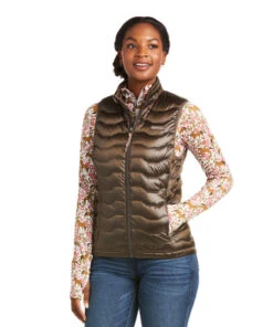 Ariat Ideal 3.0 Down Vest -Cavalleria Toscana Store ideal 3.0 down vest banyan bark front 10037648 ariat 93689.1639703758