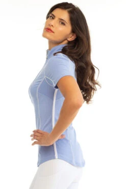 Goode Rider Ideal Show Shirt Short Sleeve -Cavalleria Toscana Store ideal show shirt periwink side 18002 2028 goode rider 94835.1683154855