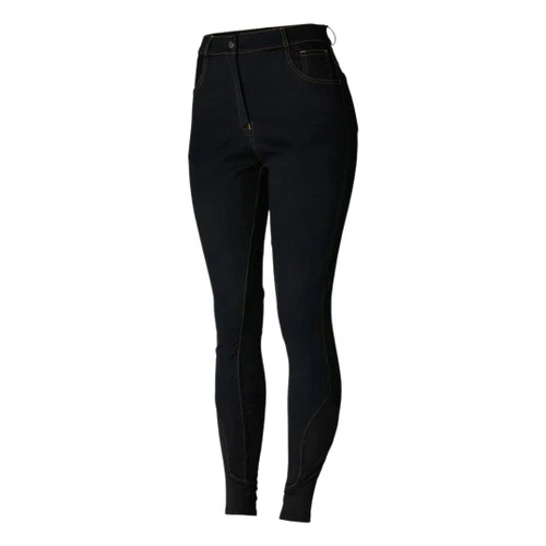 Horze Jessie Denim Full Grip Breeches 4 Horze Jessie Denim Full Grip Breeches - Image 2