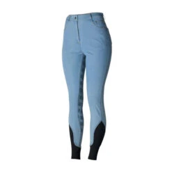 Horze Jessie Denim Full Grip Breeches 9 Horze Jessie Denim Full Grip Breeches -Cavalleria Toscana Store jessie denim FS hi waist light blue front CP3680 LB equinavia 20460.1639691813