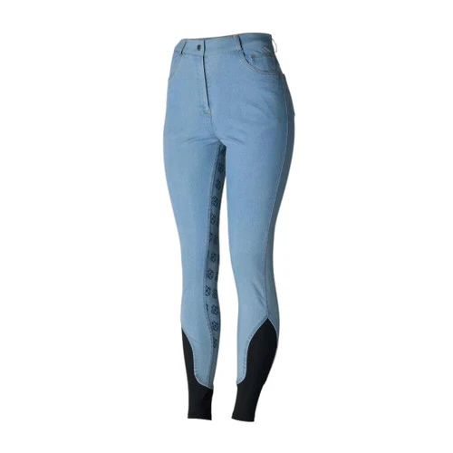 Horze Jessie Denim Full Grip Breeches 5 Horze Jessie Denim Full Grip Breeches - Image 3
