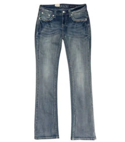 Grace In LA Jr Fit Steer Head Pocket Jeans -Cavalleria Toscana Store jr fit steerhead jean front grace LA 00606.1689631899