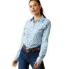 Ariat Kirby Stretch Shirt -Cavalleria Toscana Store kirby print ls daydream front 10043474 ariat 2 94714.1674771454