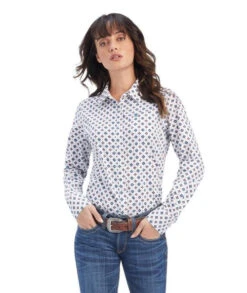 Ariat Kirby Stretch Shirt -Cavalleria Toscana Store kirby stretch print ls township front 10041533 ariat 39160.1660770658