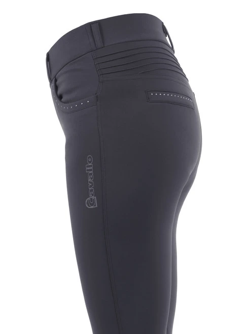 Cavallo Lee Pull-On Breeches Knee Grip 3 Cavallo Lee Pull-On Breeches Knee Grip