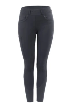 Cavallo Lee Pull-On Breeches Knee Grip 9 Cavallo Lee Pull-On Breeches Knee Grip -Cavalleria Toscana Store lee knee grip shadgrey front 965924 SHG cavallo 70095.1676594391
