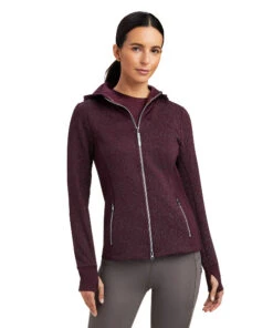 Ariat Lumina Full Zip Hoodie 9 Ariat Lumina Full Zip Hoodie -Cavalleria Toscana Store lumina full zip hoodie mulberry front 10041388 ariat 56344.1661647686