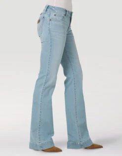 Wrangler Mae Mid Rise Trouser Jean 11 Wrangler Mae Mid Rise Trouser Jean -Cavalleria Toscana Store mae mid rise trouser elena side person 112330011 wrangler 15007.1682108388