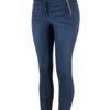 Horze Nicole Denim Knee Patch Breeches -Cavalleria Toscana Store nicole denim kp dark blue front 36087 DB horze 38099.1619986016
