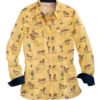 Tin Haul Painted Pony Long Sleeve Shirt -Cavalleria Toscana Store painted pony LS yellow 1005000644060 tin haul 68666.1652224058