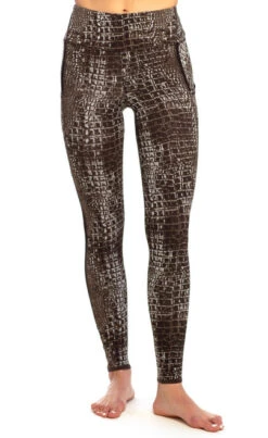 Goode Rider Perfect Sport Tights -Cavalleria Toscana Store perfect sport tights fs chocolate croc front 13909 4662 goode rider 43098.1664407744