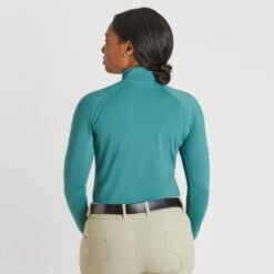 Piper Winter Essentials 1/4 Zip Baselayer -Cavalleria Toscana Store piper 1 4 essential baselayer jade back 33363 smartpak 73437.1665874907