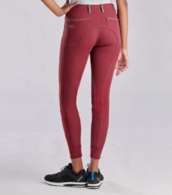 Piper Evolution Breeches Knee Patch -Cavalleria Toscana Store piper evolution kp merlot back 33063 smartpak 41145.1665607515
