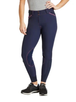 Piper Evolution Breeches Knee Patch -Cavalleria Toscana Store piper evolution kp navy berry front 33063 smartpak 59295.1665607330